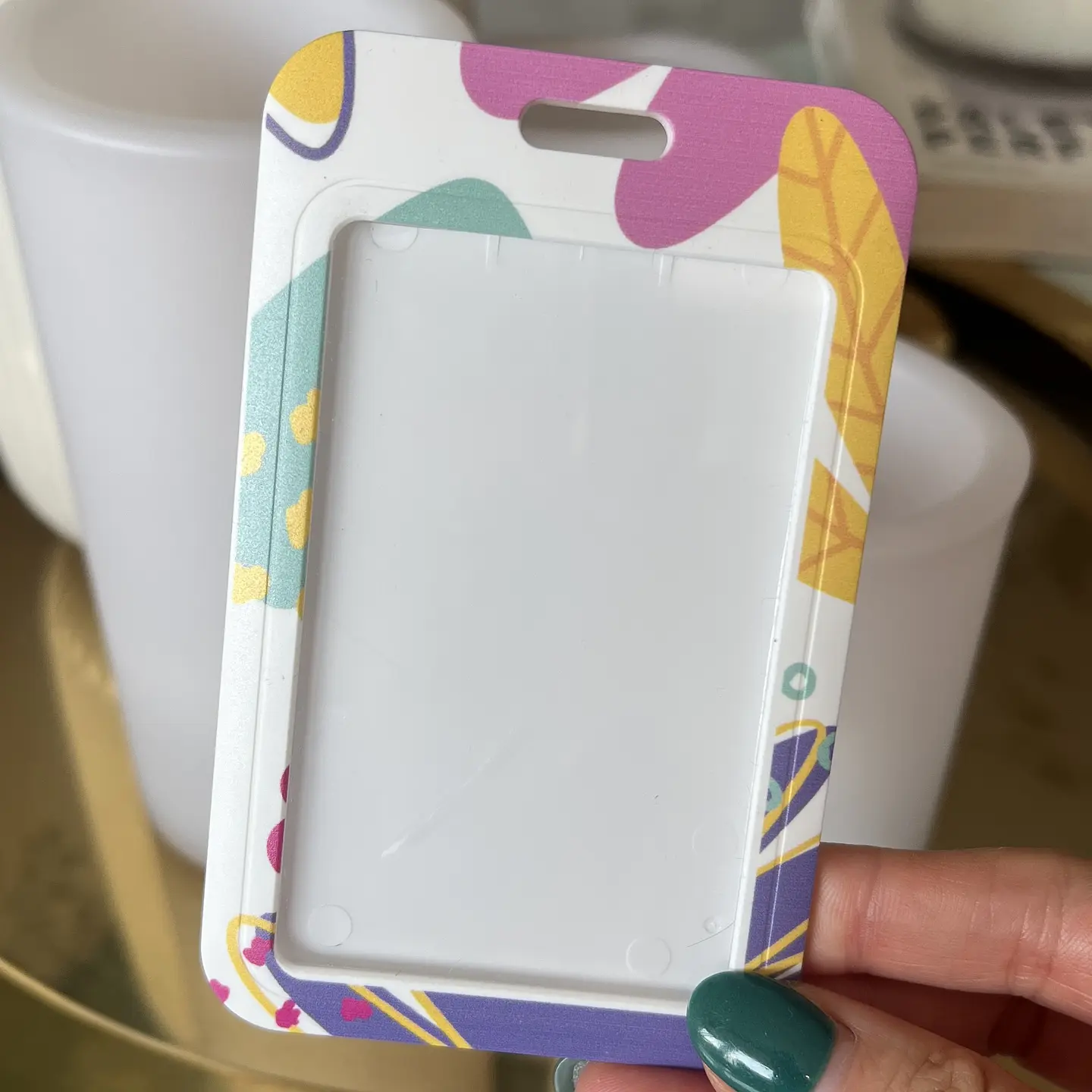 Porta Credencial Lilac 2