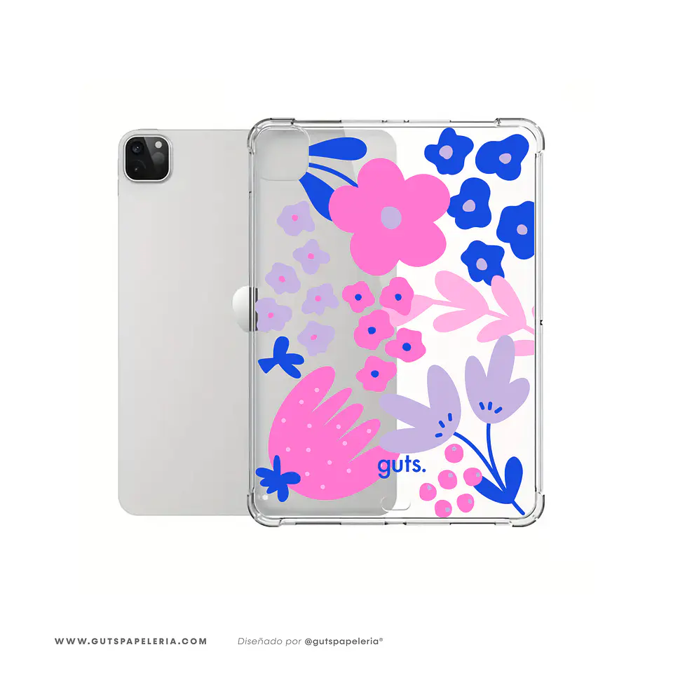 Carcasa iPad Moon Flower Transparente 1
