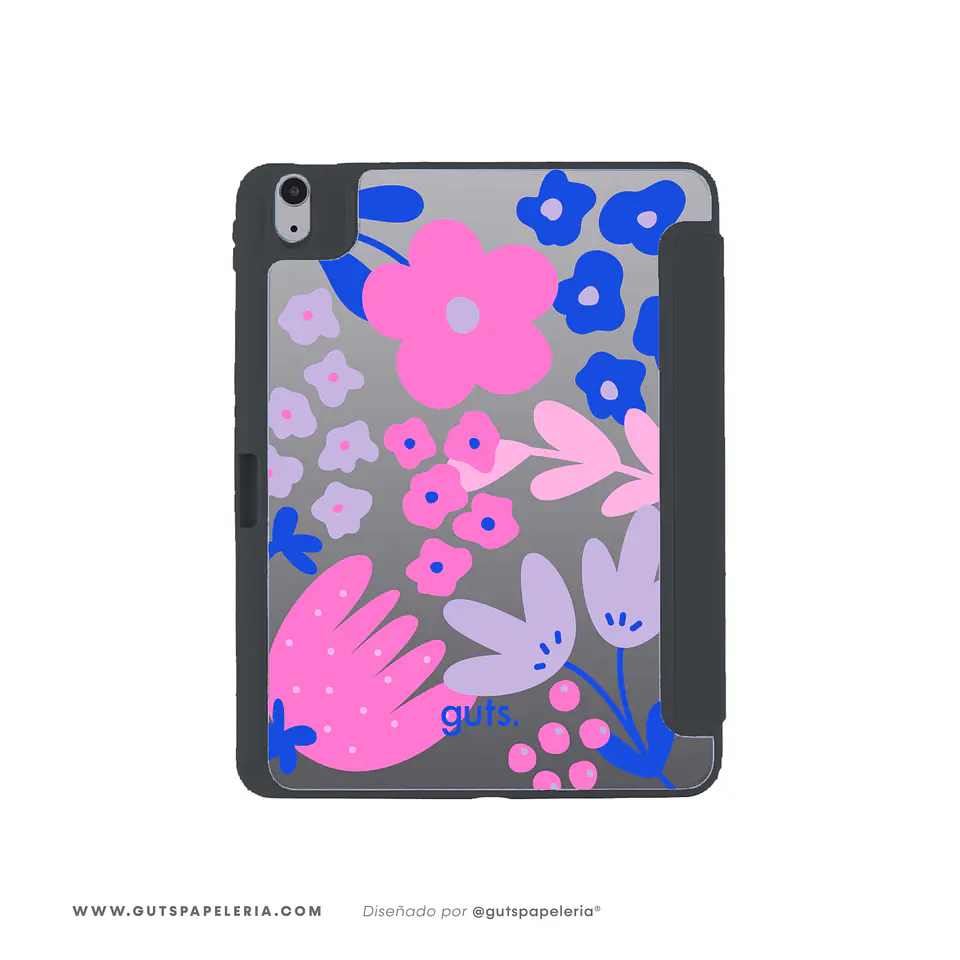 Carcasa iPad Moon Flower Negra 1