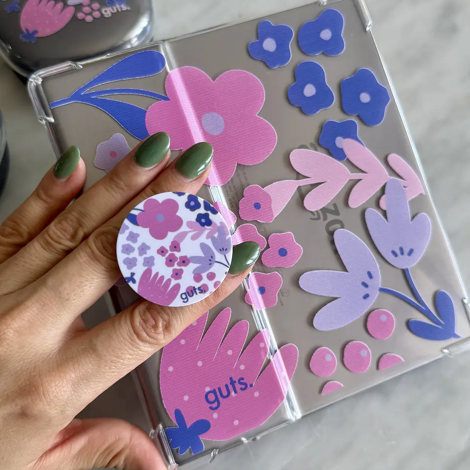 Pop Socket Moon Flower 4