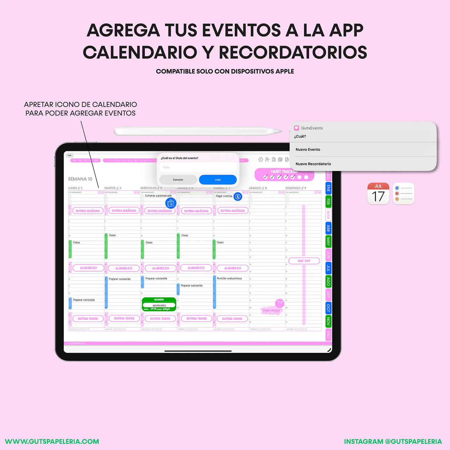 Planner Docente Bluebell 9