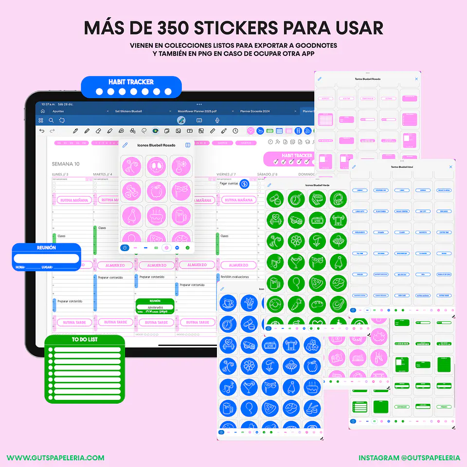 Planner Docente Bluebell 8