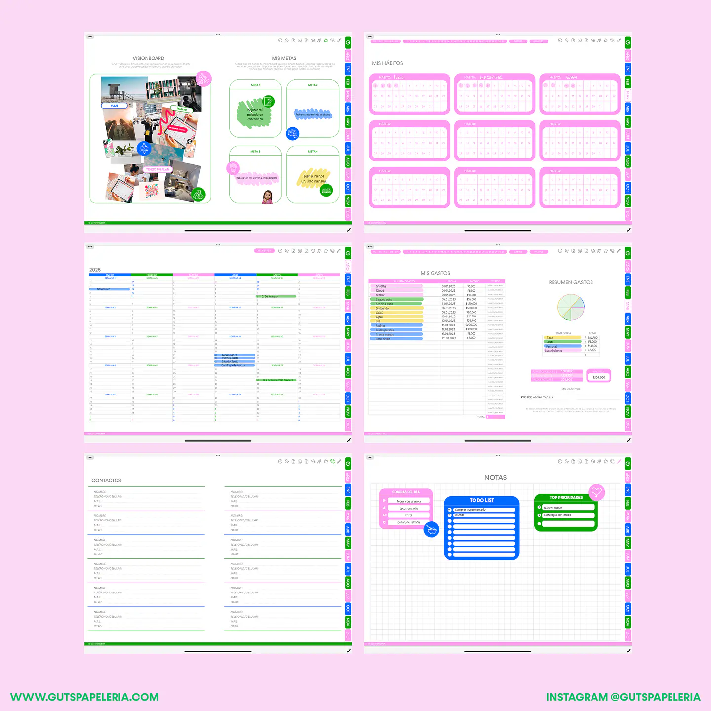 Planner Docente Bluebell 7