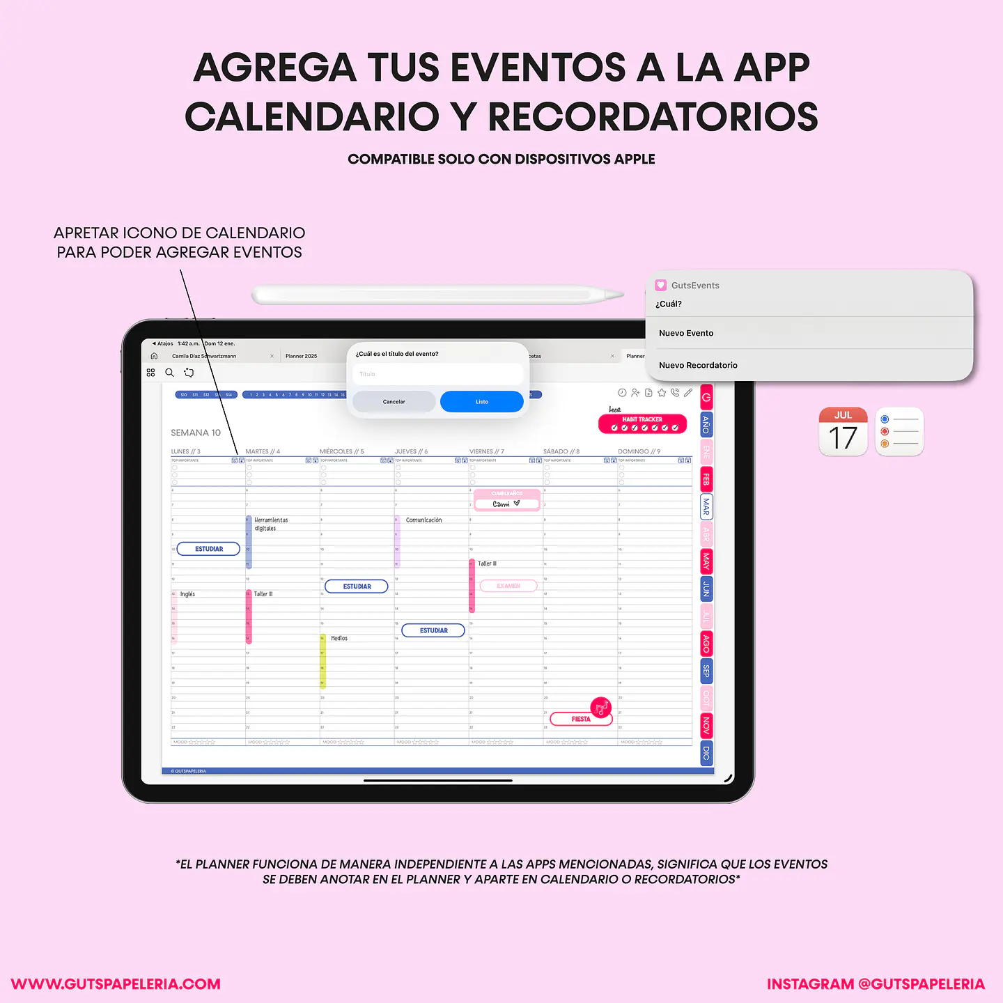 Planner Digital Catmint Universitario 7