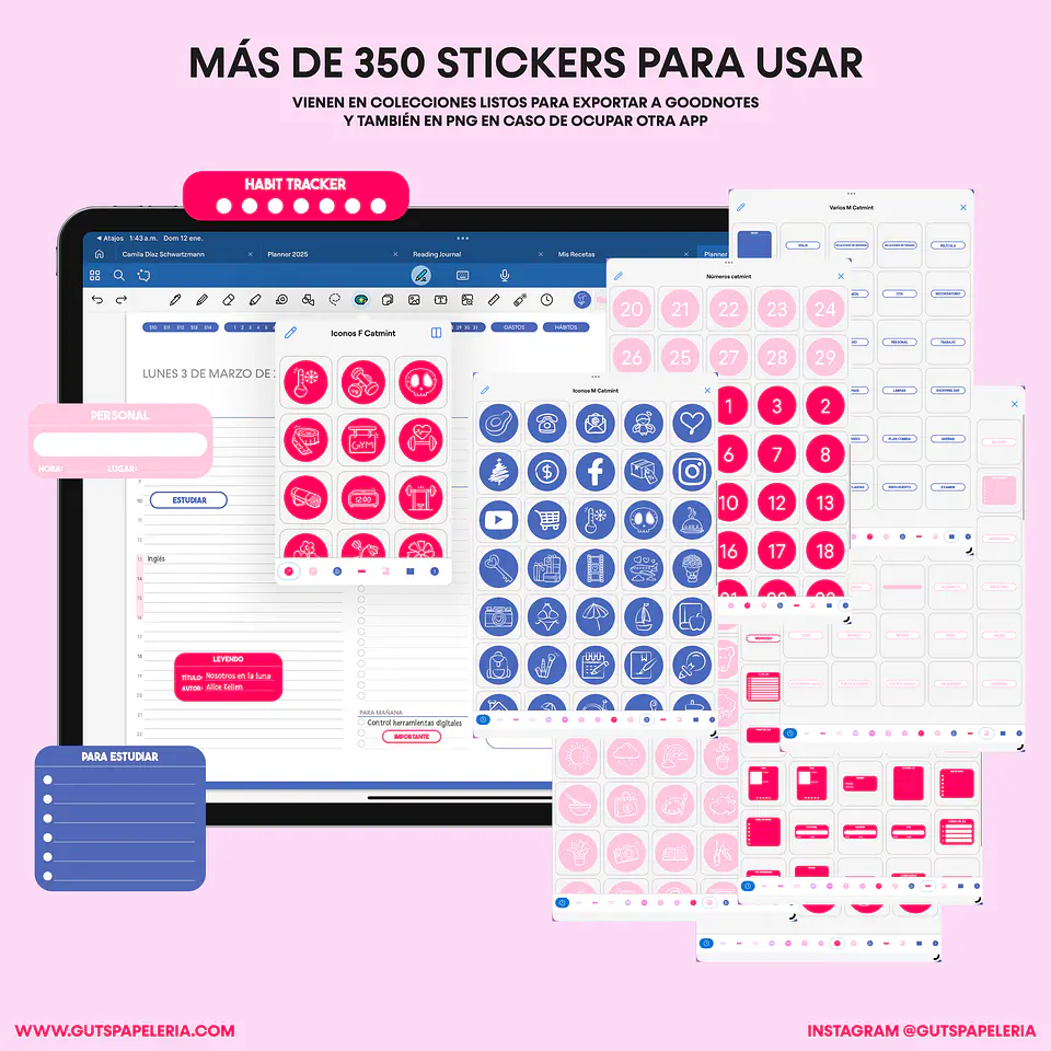Planner Digital Catmint Universitario 10
