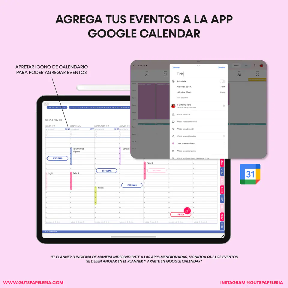 Planner Digital Catmint Universitario 8