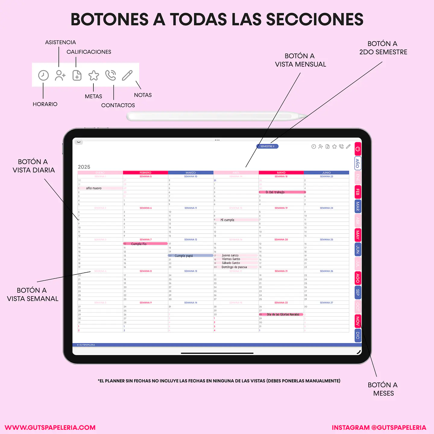 Planner Digital Catmint Universitario 4
