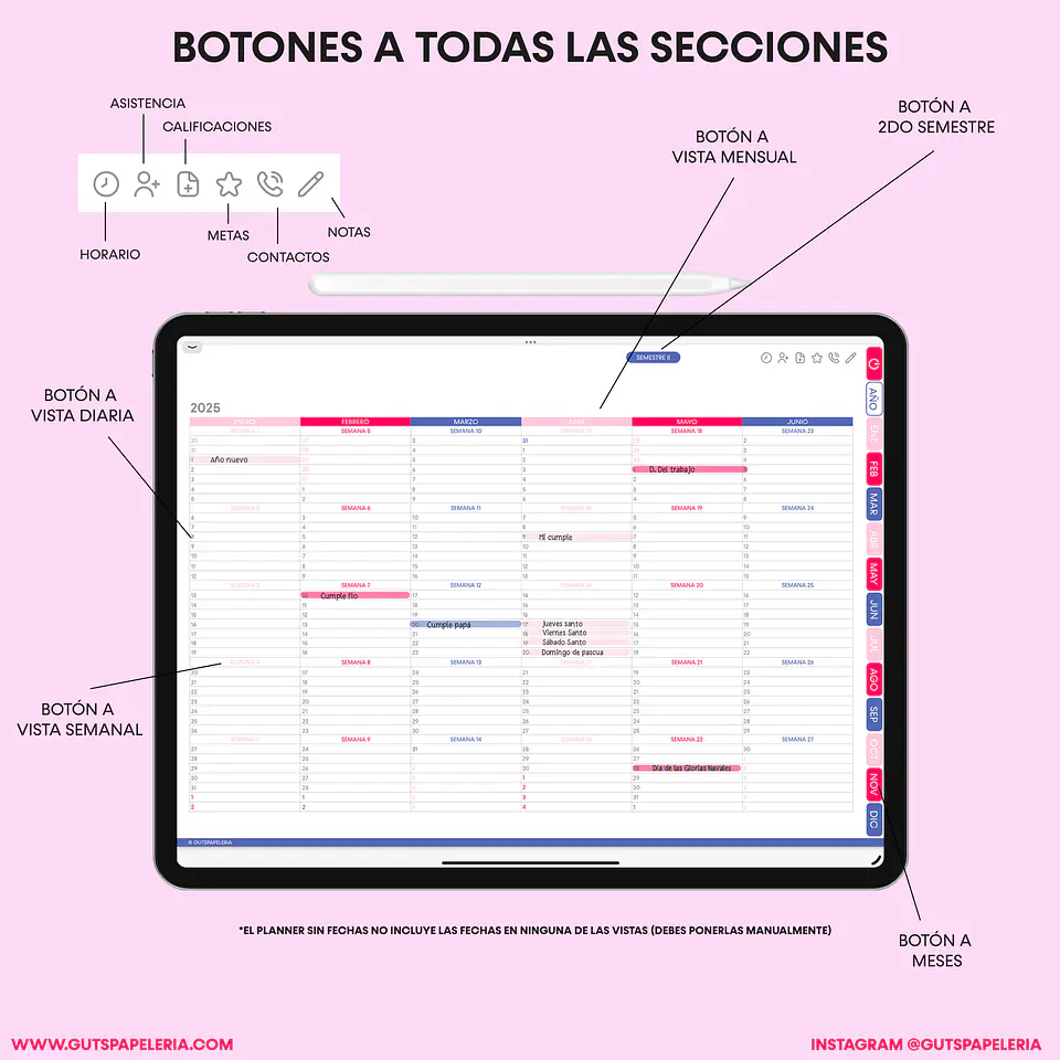 Planner Digital Catmint Universitario 4
