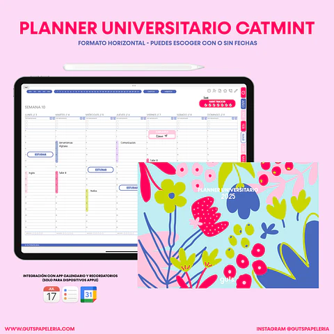 Planner Digital Catmint Universitario