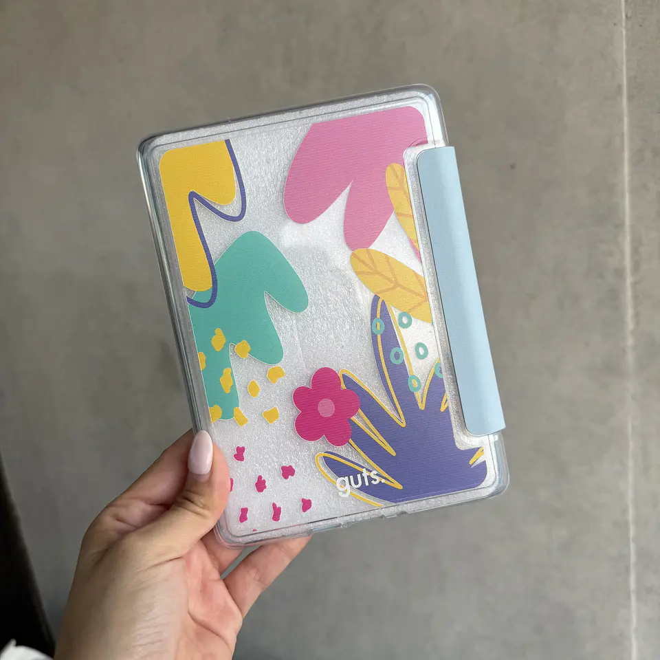 Carcasa Lilac Con Tapa Celeste 2