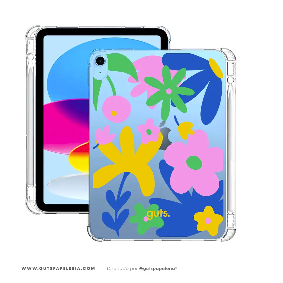 Carcasa iPad Bluebell Transparente CON RANURA para lápiz 1