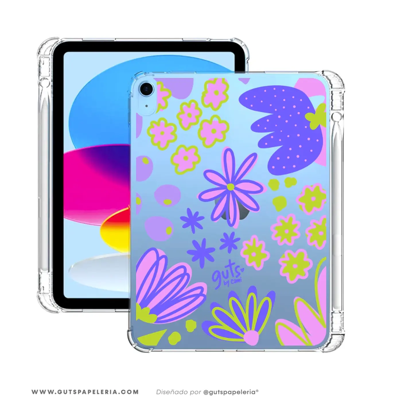 Carcasa iPad Sunflower Transparente CON RANURA para lápiz 1