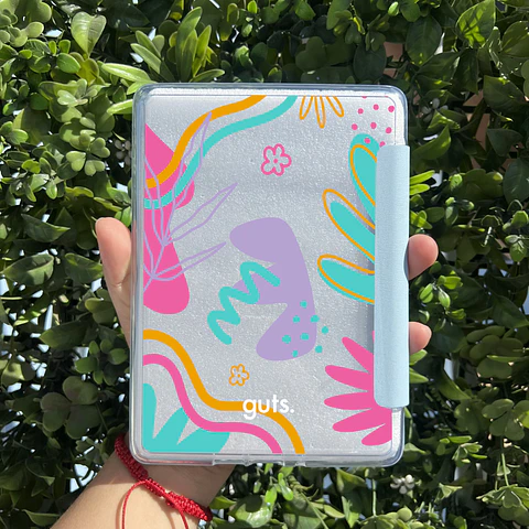 Carcasa Rose Con Tapa Celeste