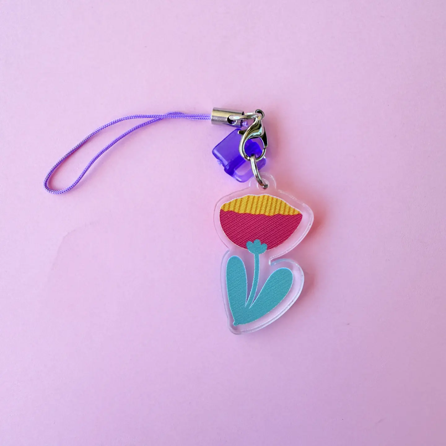 Charm Amapola Rosa 2