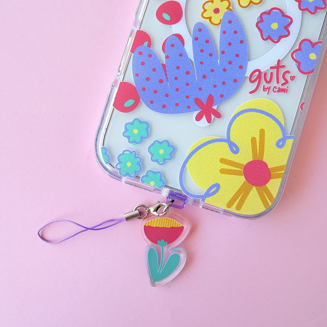 Charm Amapola Rosa 1