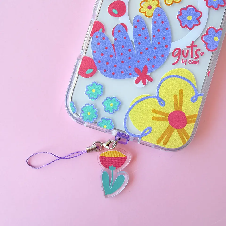 Charm Amapola Rosa 1