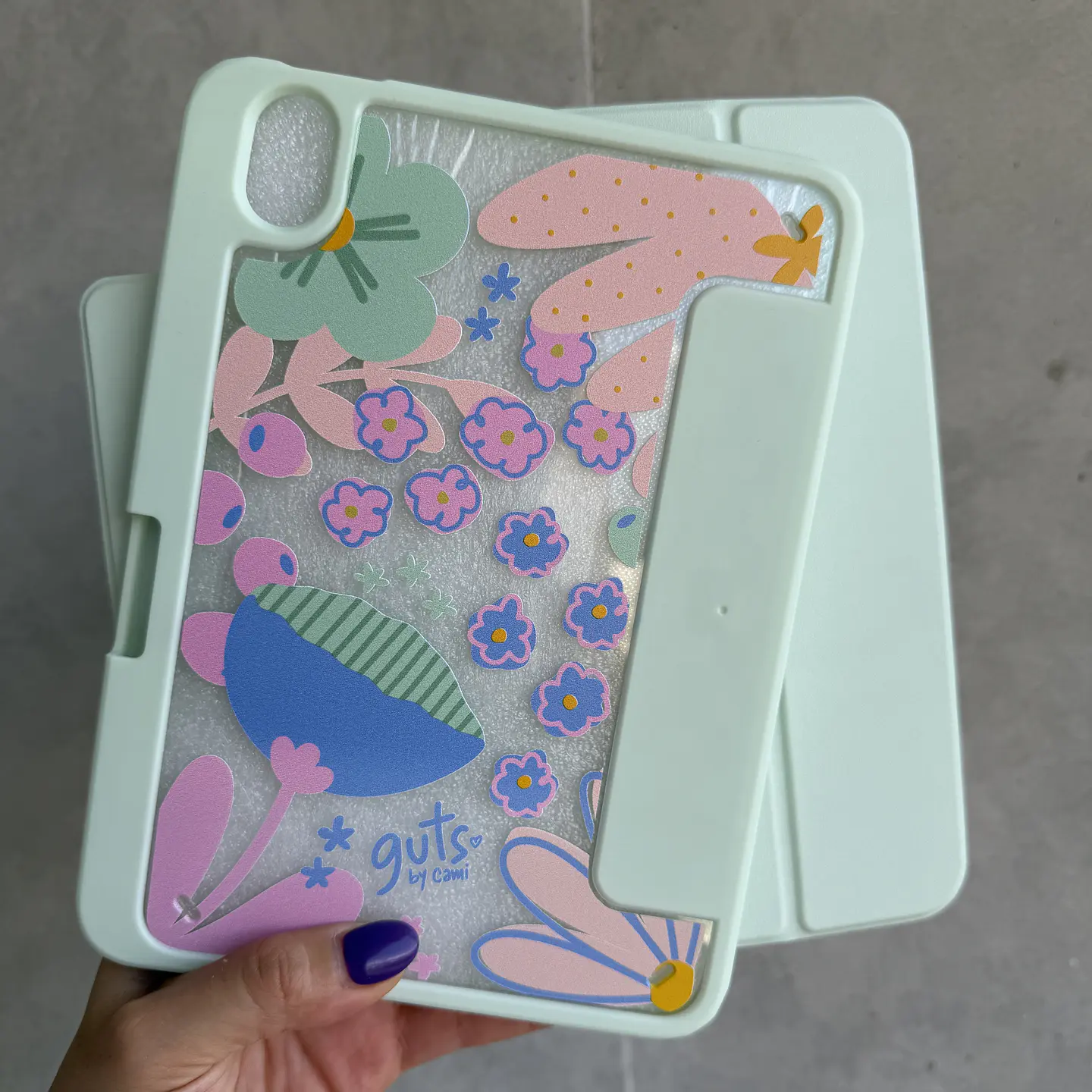 Carcasa iPad Con tapa Menta Grandes Cosas 3