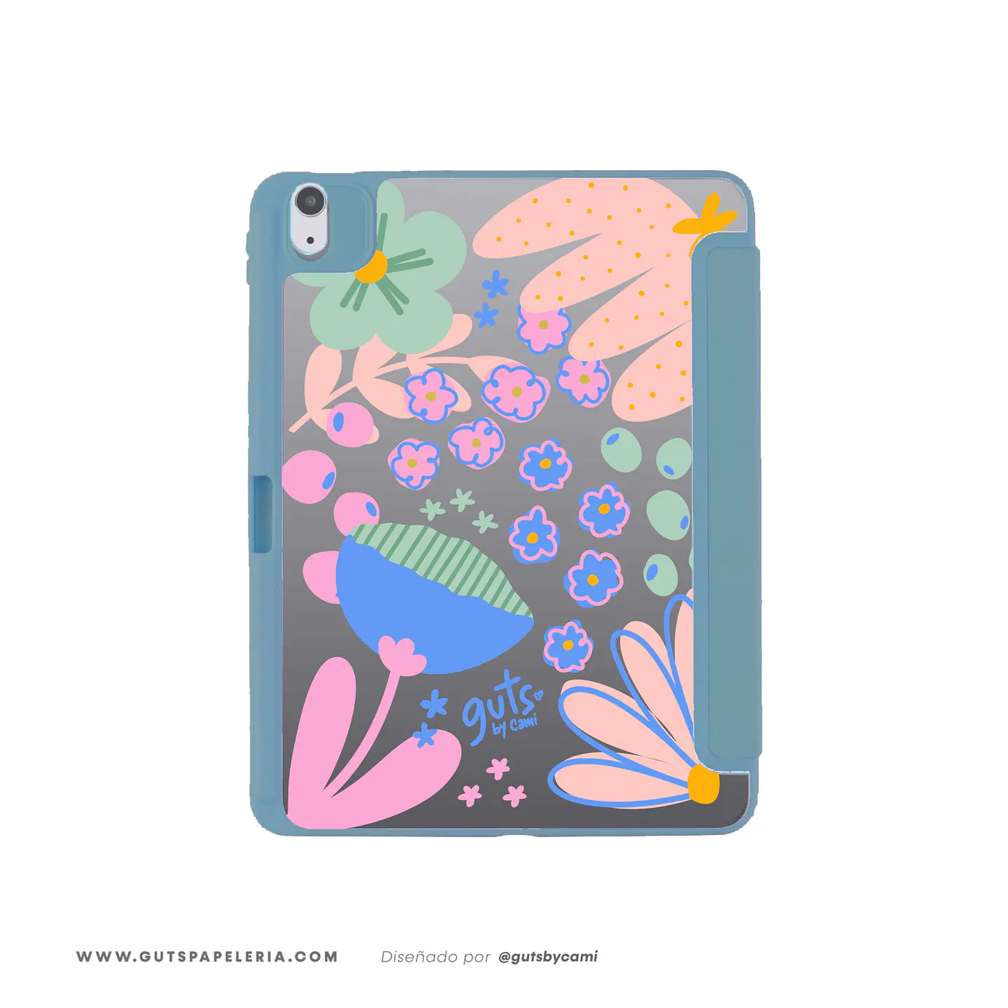 Carcasa iPad con tapa Azul Grandes Cosas 1
