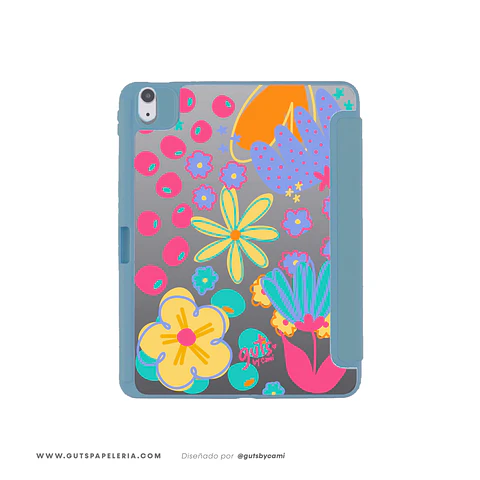 Carcasa iPad con tapa Azul Mi Prioridad