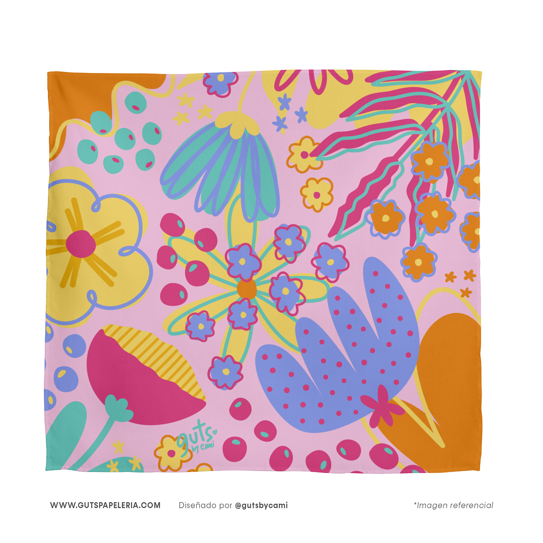 Pañuelo Satín 70x70 Mi Prioridad 1