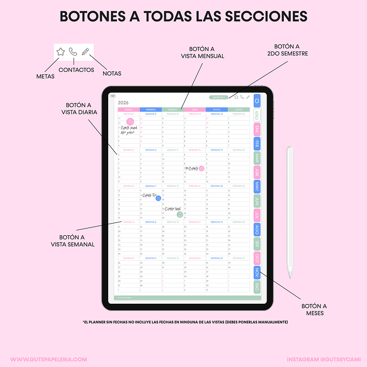 Planner Digital 2026 Grandes Cosas 2