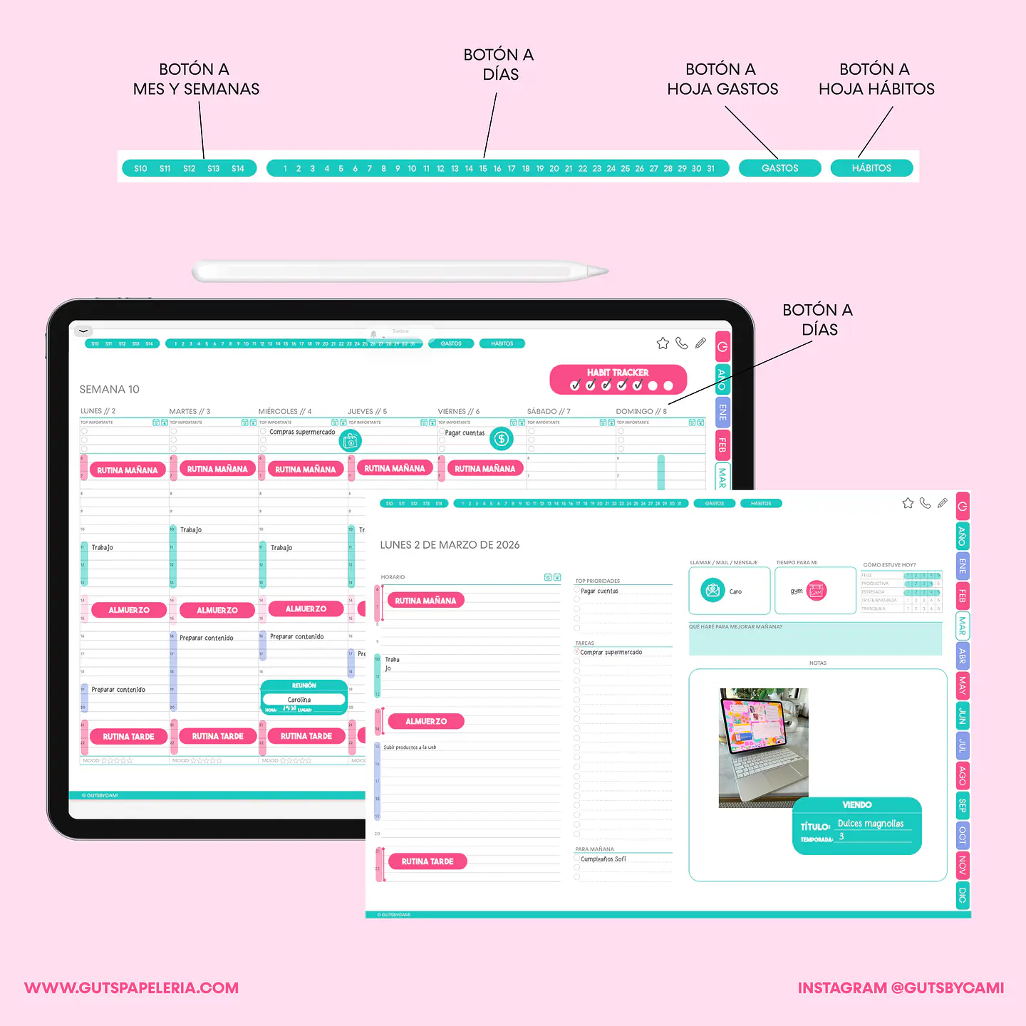 Planner Digital 2026 Mi Prioridad 4