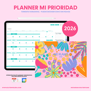 Planner Digital 2026 Mi Prioridad