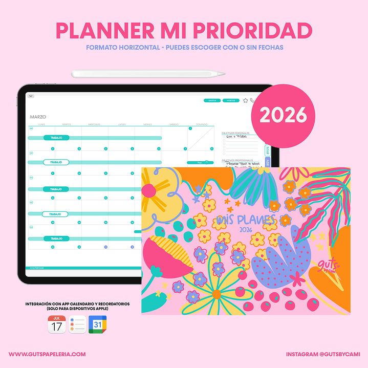 Planner Digital 2026 Mi Prioridad 1
