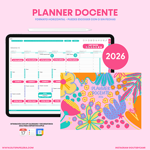 Planner Digital Docente (profesores) 2026