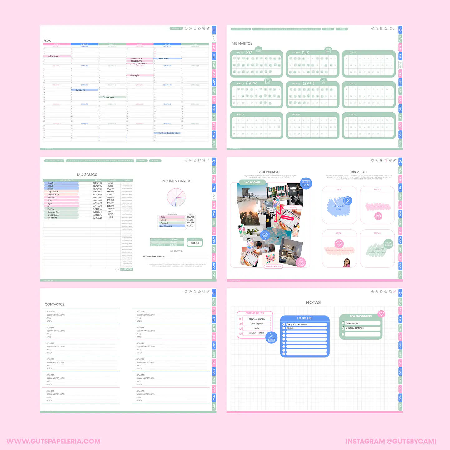 Planner Digital Universitario (estudiantes) 2026 6