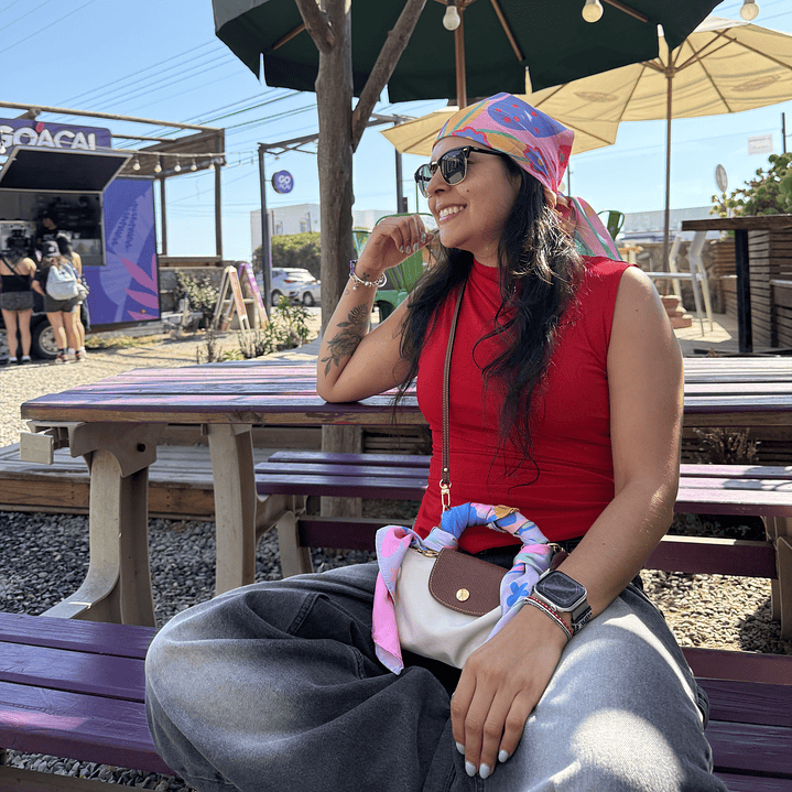 Pañuelo Satín 70x70 Mi Prioridad 4