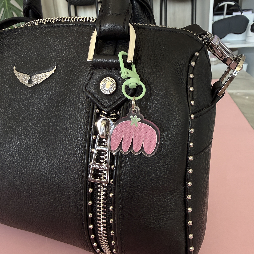 Llavero Cera Rosado 3