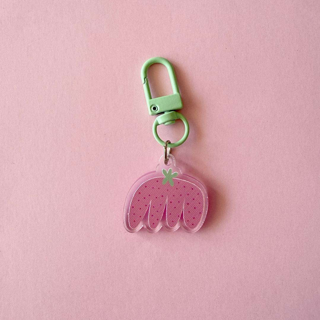 Llavero Cera Rosado 1