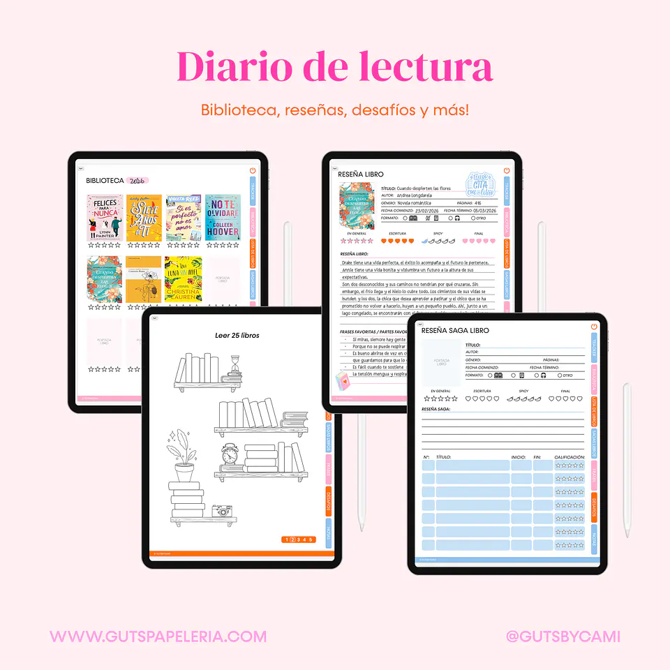 Bundle - Diario de lecturas + Sopa de letras 4