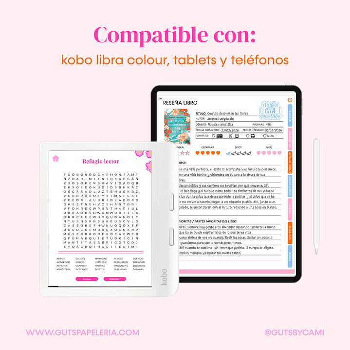 Bundle - Diario de lecturas + Sopa de letras 2