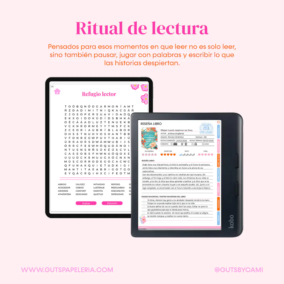 Bundle - Diario de lecturas + Sopa de letras 3