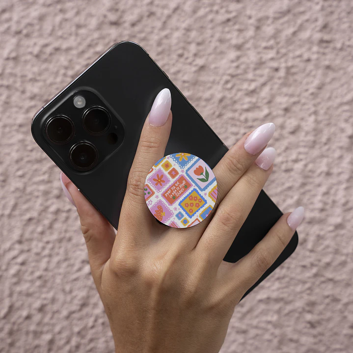 Pop Socket Flowers Stamp 2