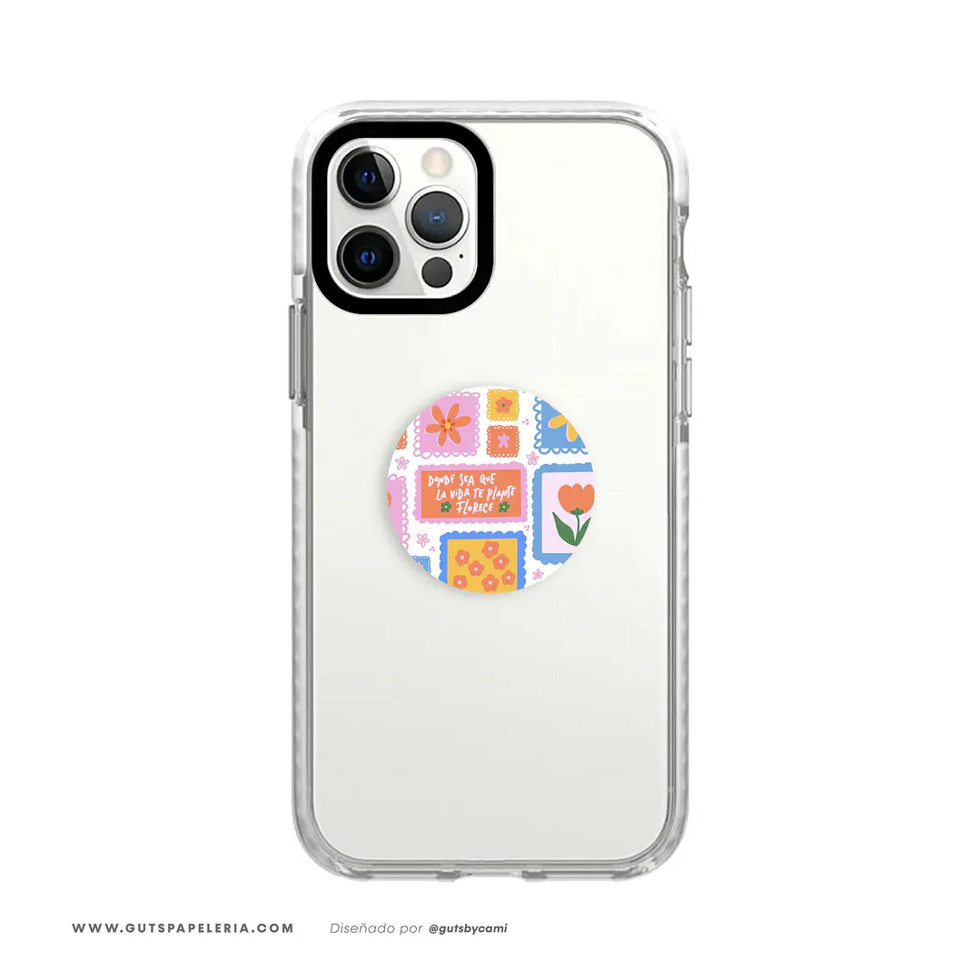 Pop Socket Flowers Stamp 1