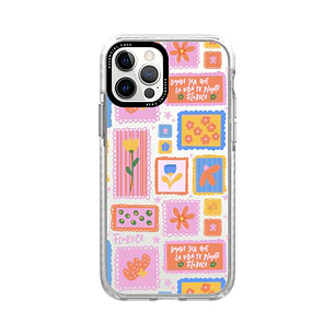 Carcasa iPhone Flowers Stamp