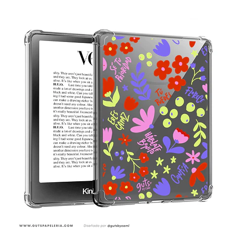 Carcasa Kindle/Kobo Florece