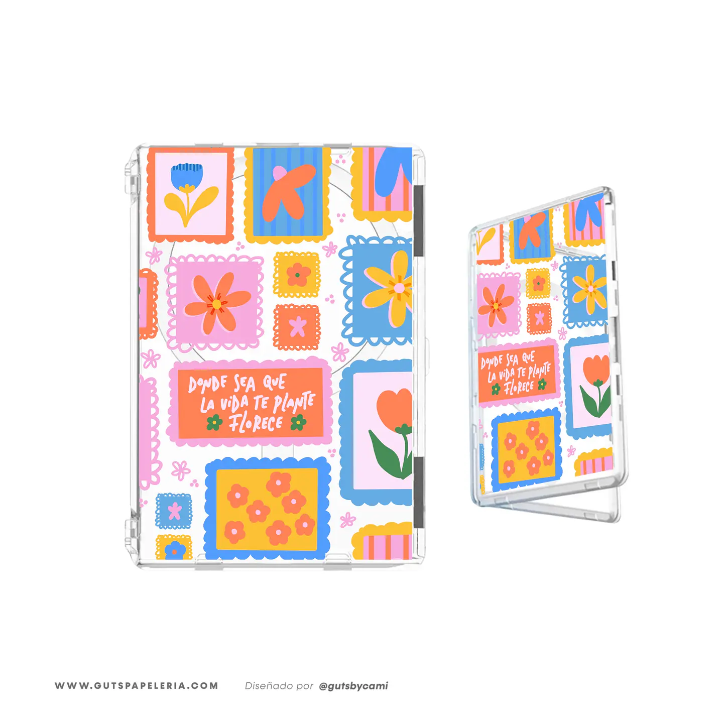 Porta documentos Flowers Stamp 1