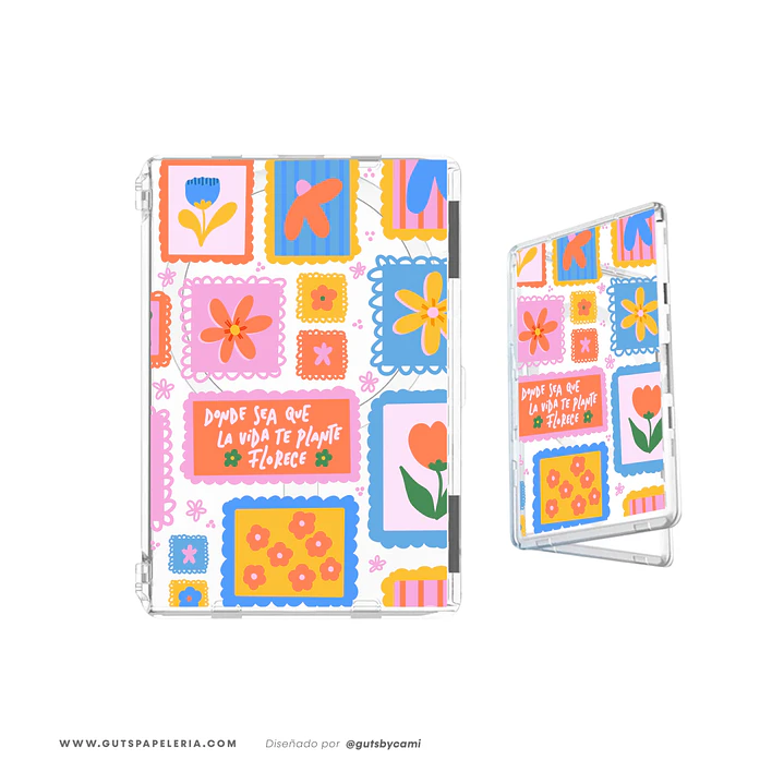 Porta documentos Flowers Stamp 1