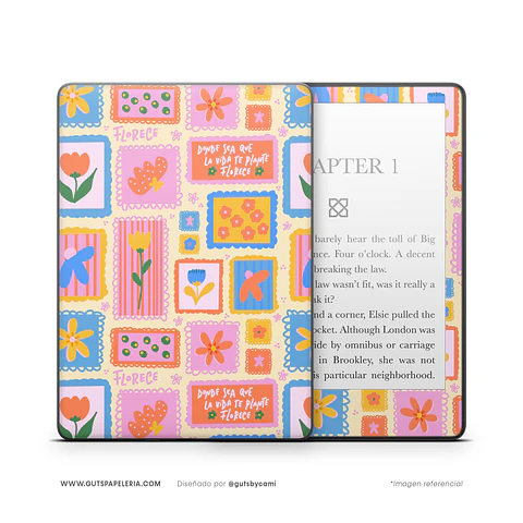Skin Kindle & Kobo Flowers Stamp