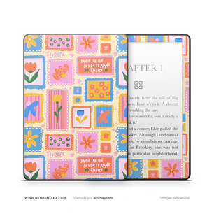 Skin Kindle & Kobo Flowers Stamp