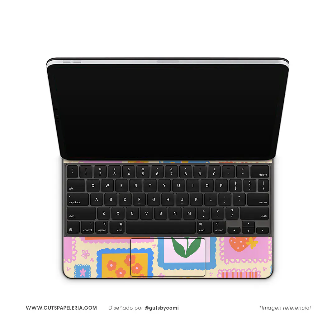 Skin Magic Keyboard Flowers Stamp 2