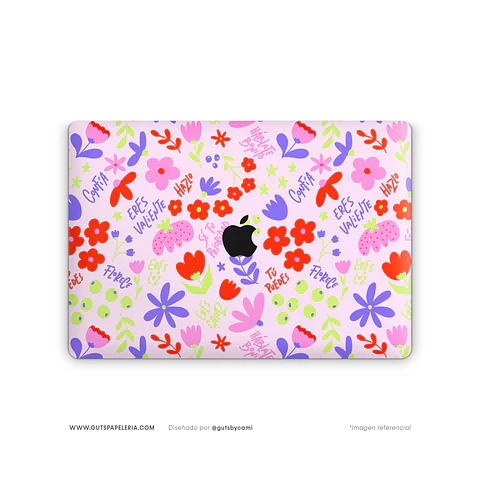Skin Adhesivo para Macbook Florece