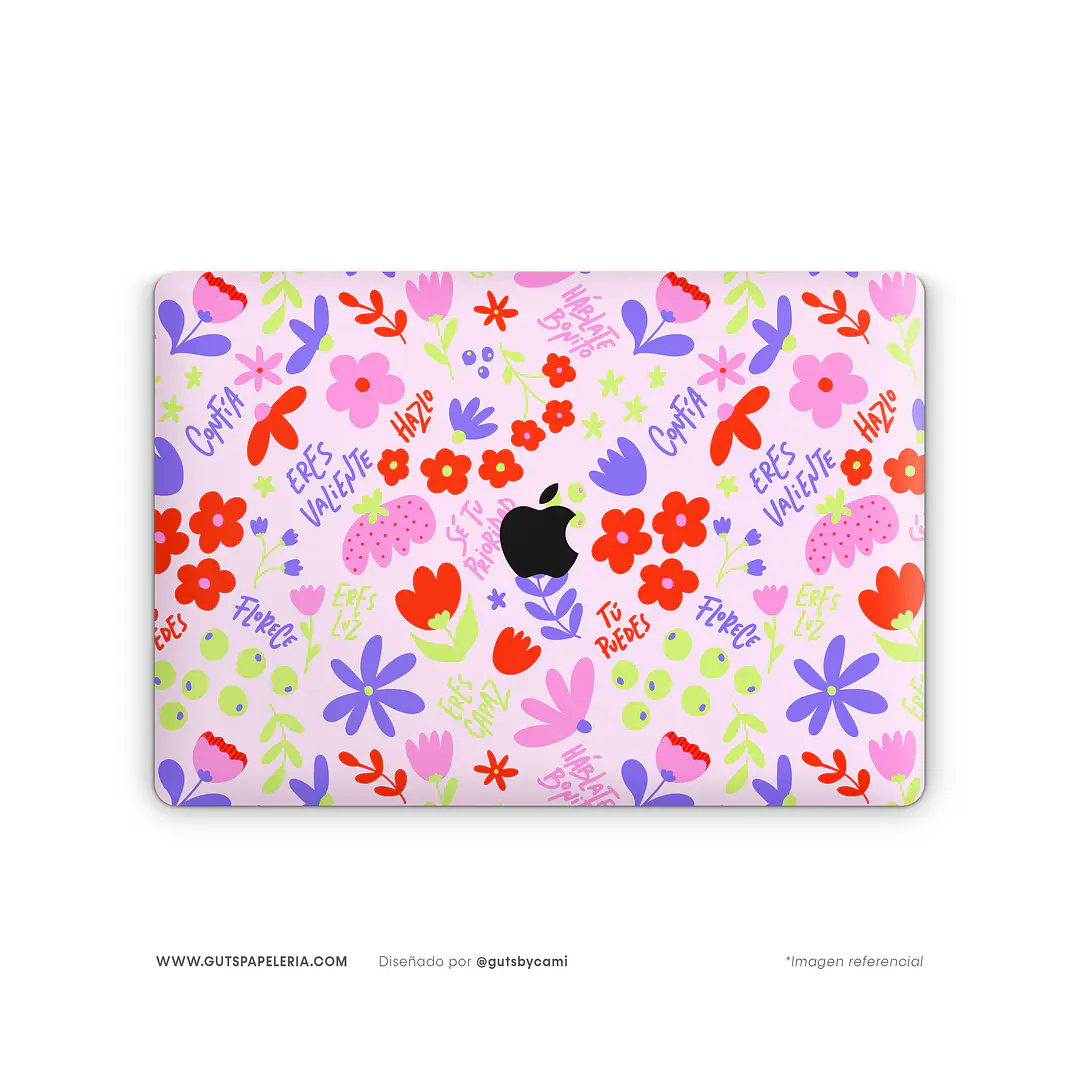 Skin Adhesivo para Macbook Florece 1