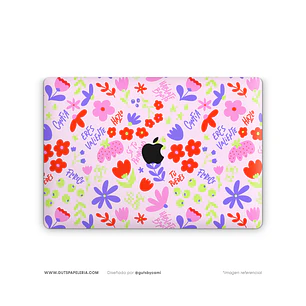 Skin Adhesivo para Macbook Florece