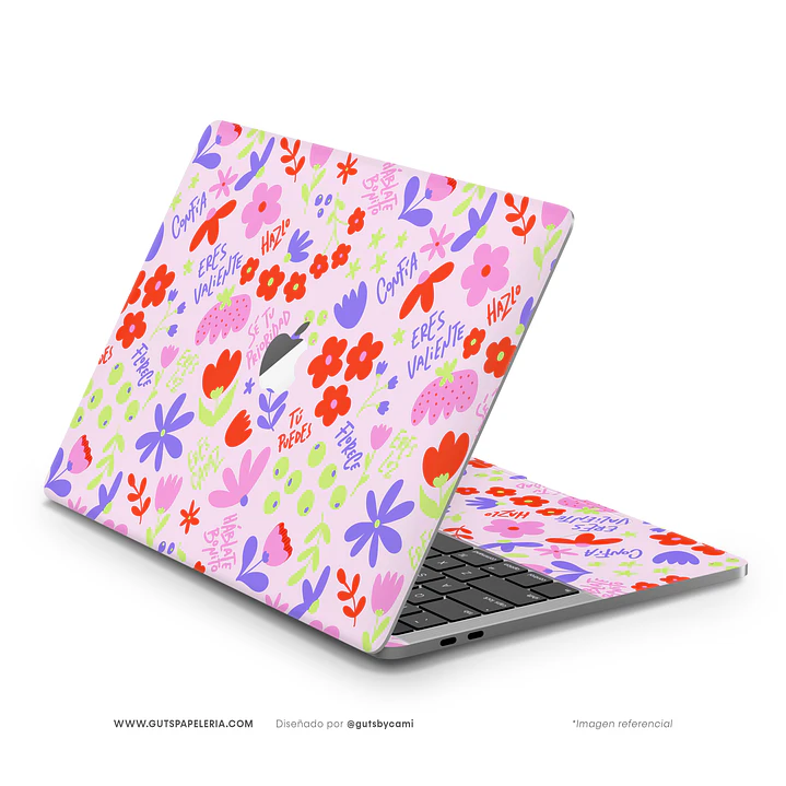 Skin Adhesivo para Macbook Florece 2