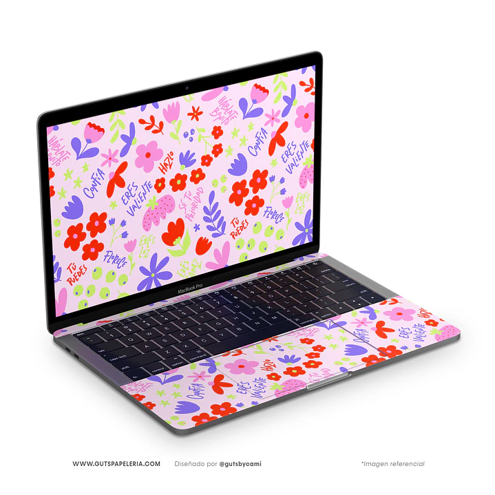 Skin Adhesivo para Macbook Florece 3
